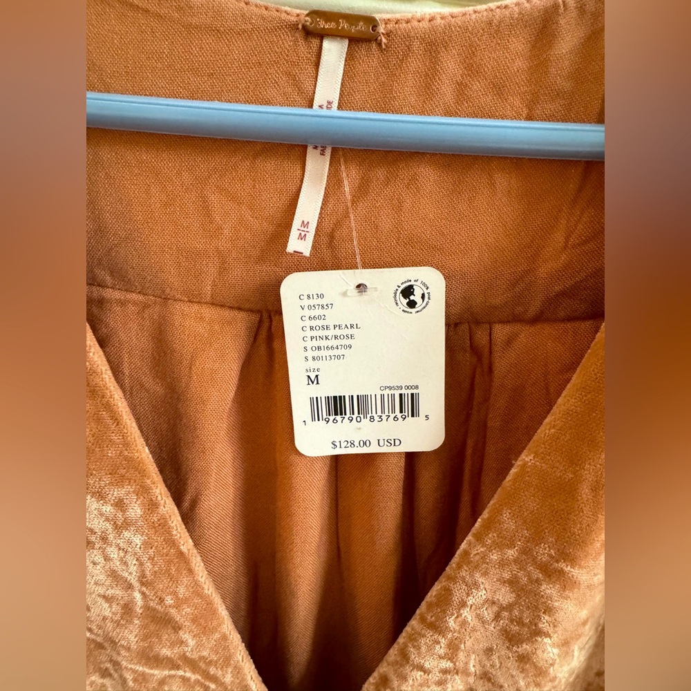 Free People: Velvet Babydoll Dress - Picture 2 of 3